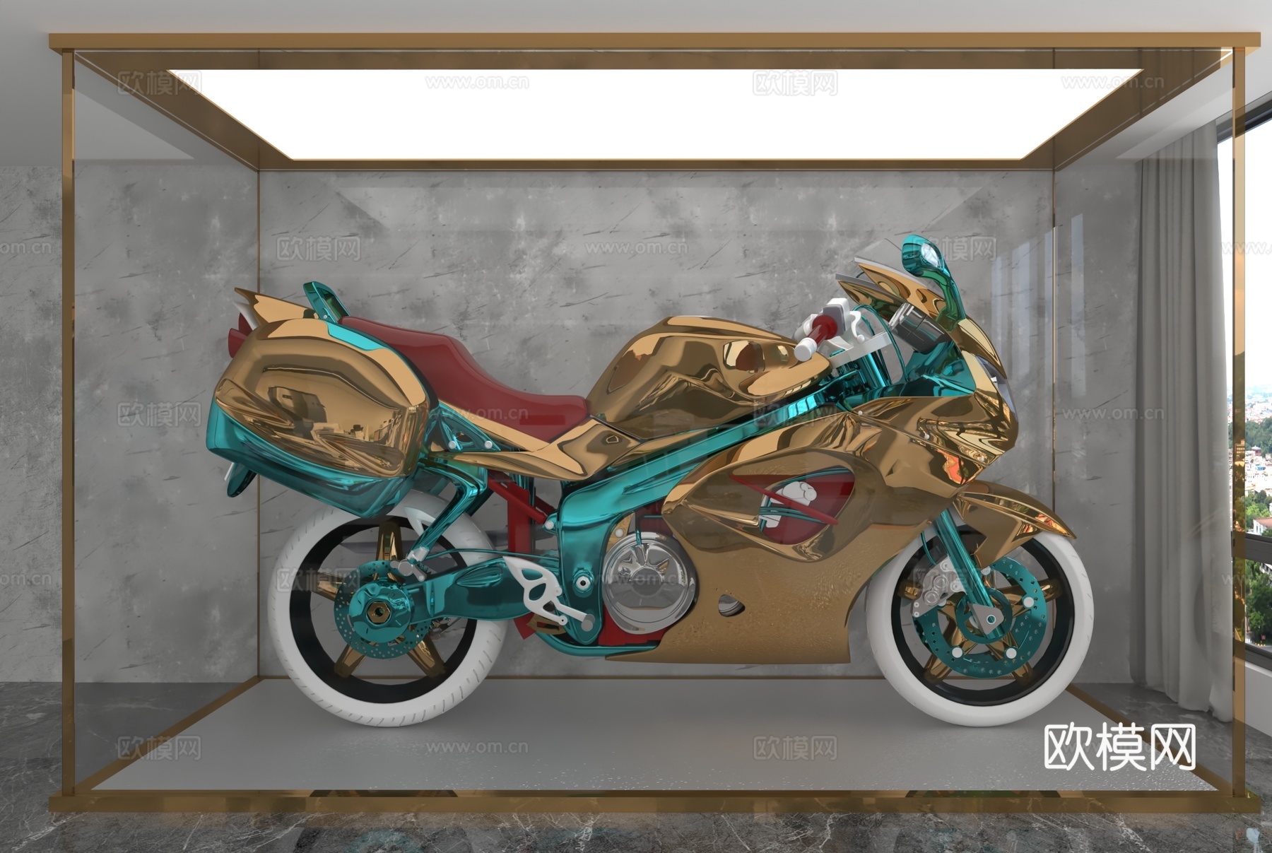 摩托车3d模型
