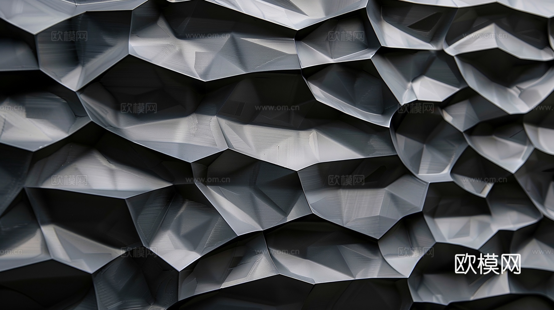 3D浮雕立体砖墙背景下载（渲染图4）