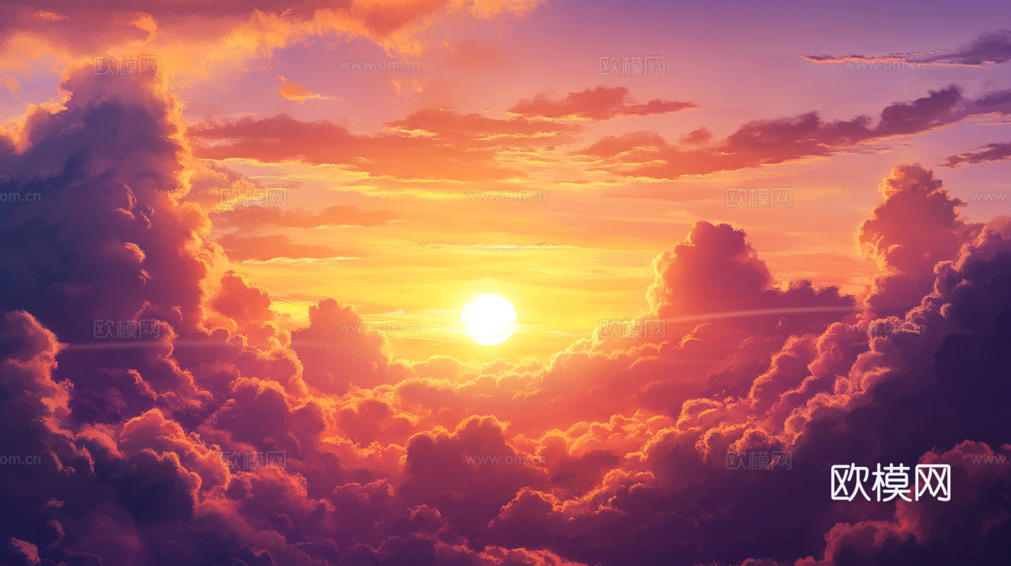 梦幻云彩科幻电视屏幕下载（渲染图8）