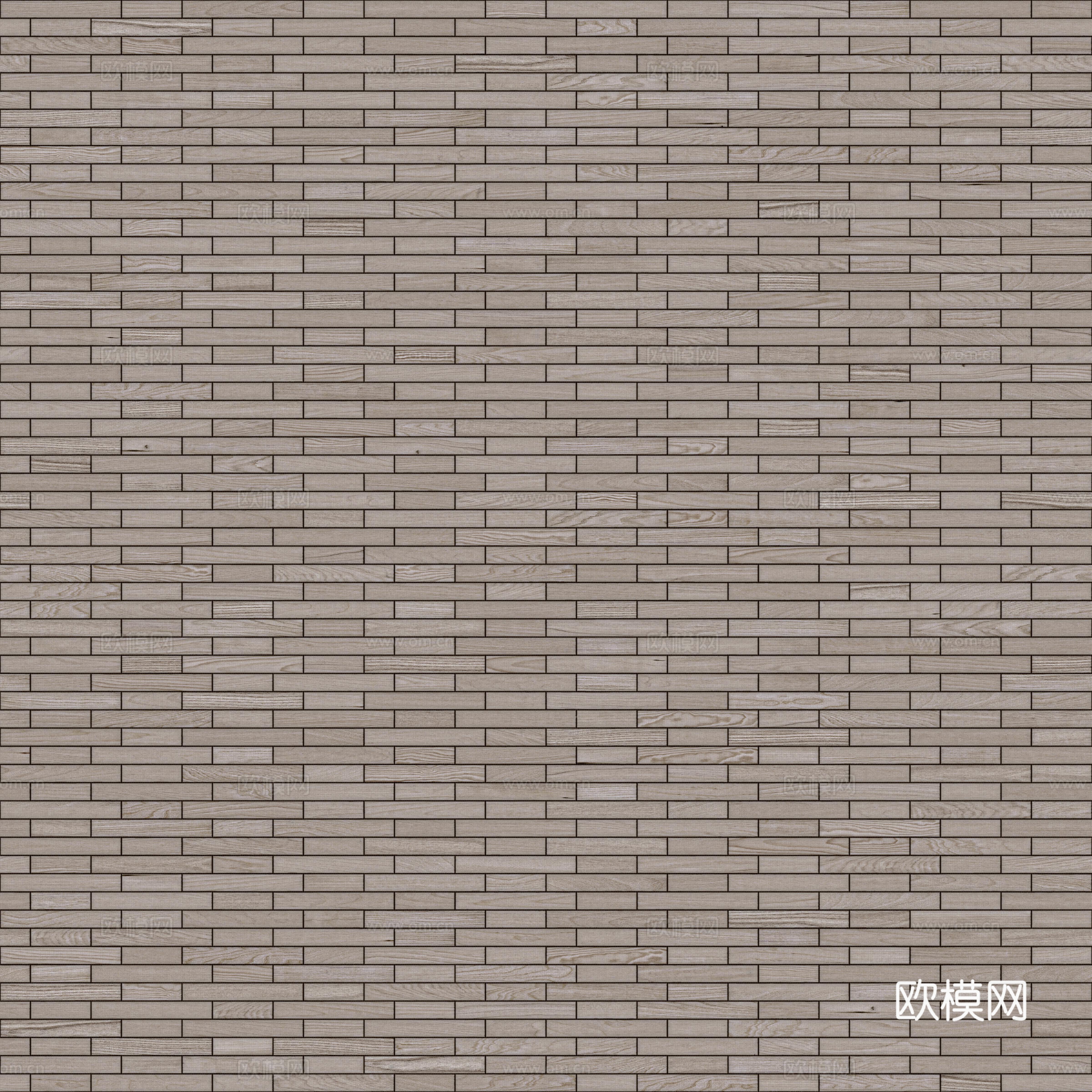高密度矩形交错铺装木板
