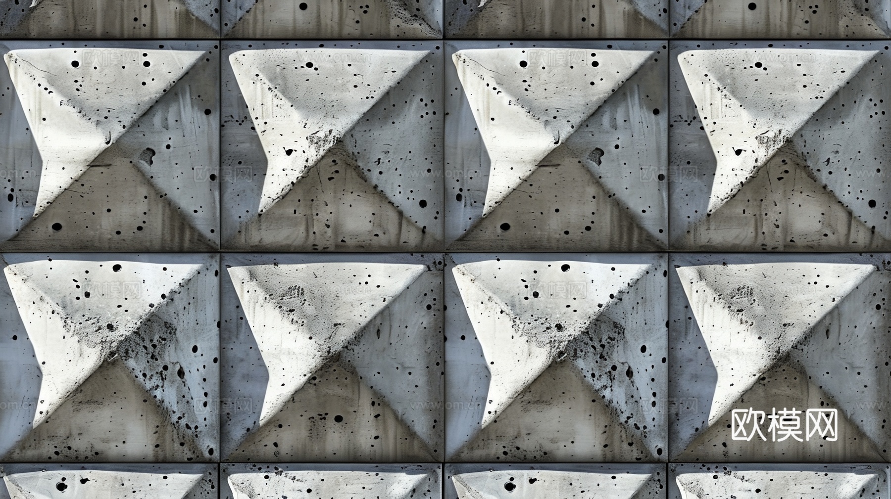 3D浮雕立体砖墙背景下载（渲染图4）