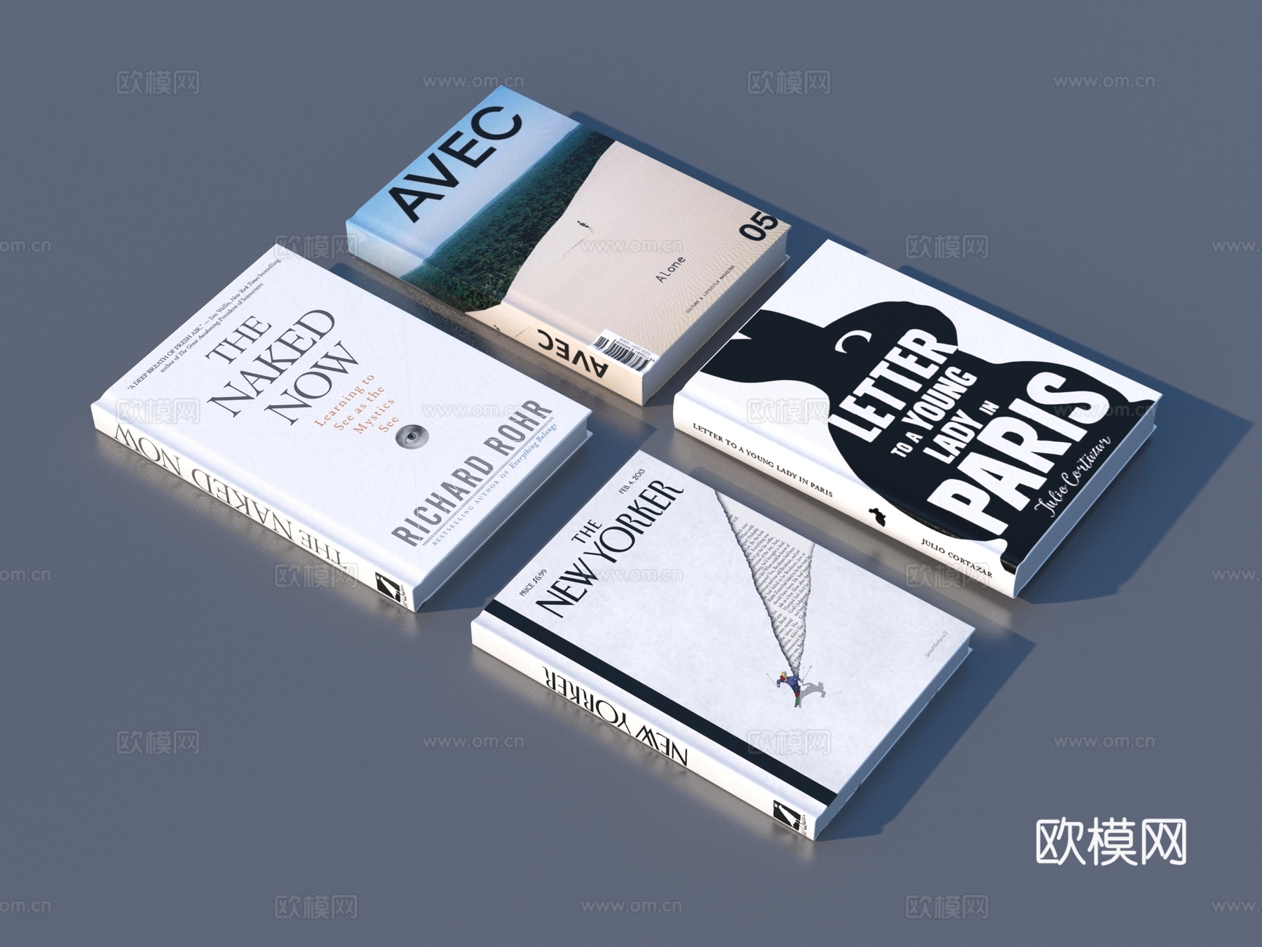 书 笔记本 名著小说 杂志 书刊3d模型