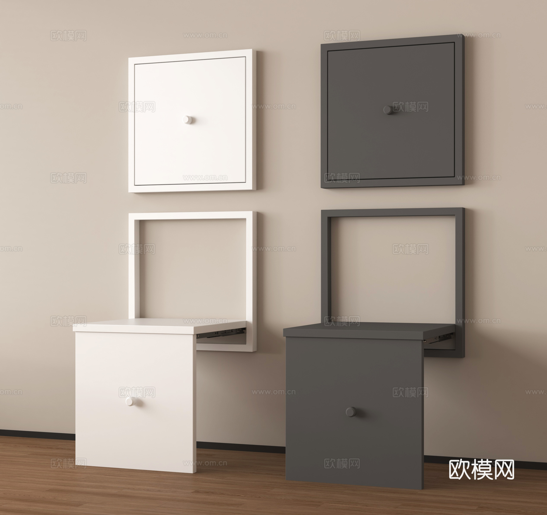 折叠换鞋凳 隐藏换鞋凳3d模型