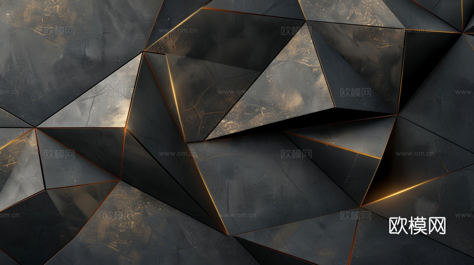 3D浮雕立体砖墙背景下载（渲染图1）