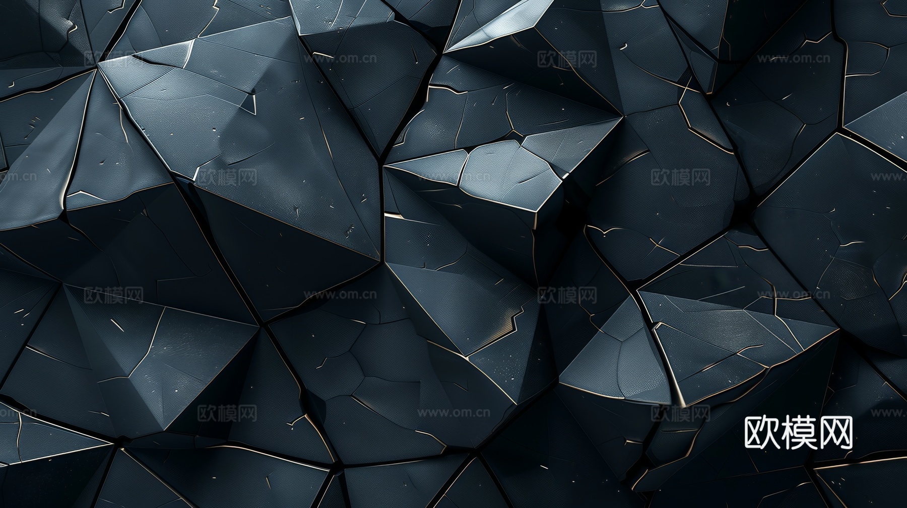 3D浮雕立体砖墙背景