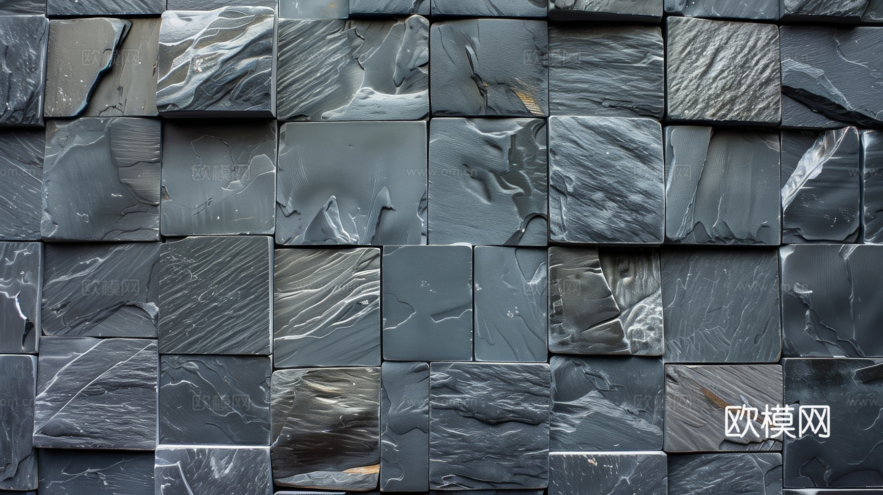 3D浮雕立体砖墙背景下载（渲染图6）