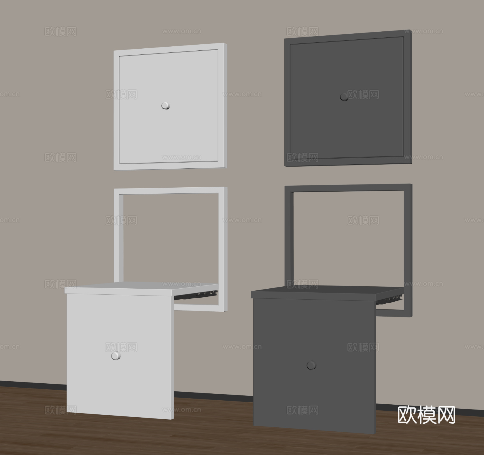 折叠换鞋凳 隐藏换鞋凳su模型