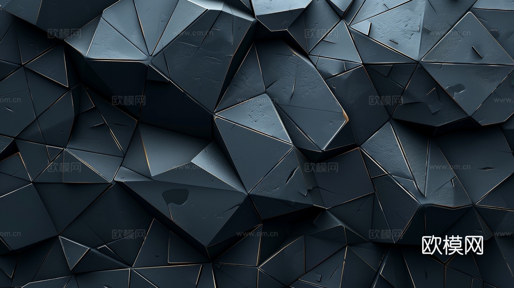 3D浮雕立体砖墙背景
