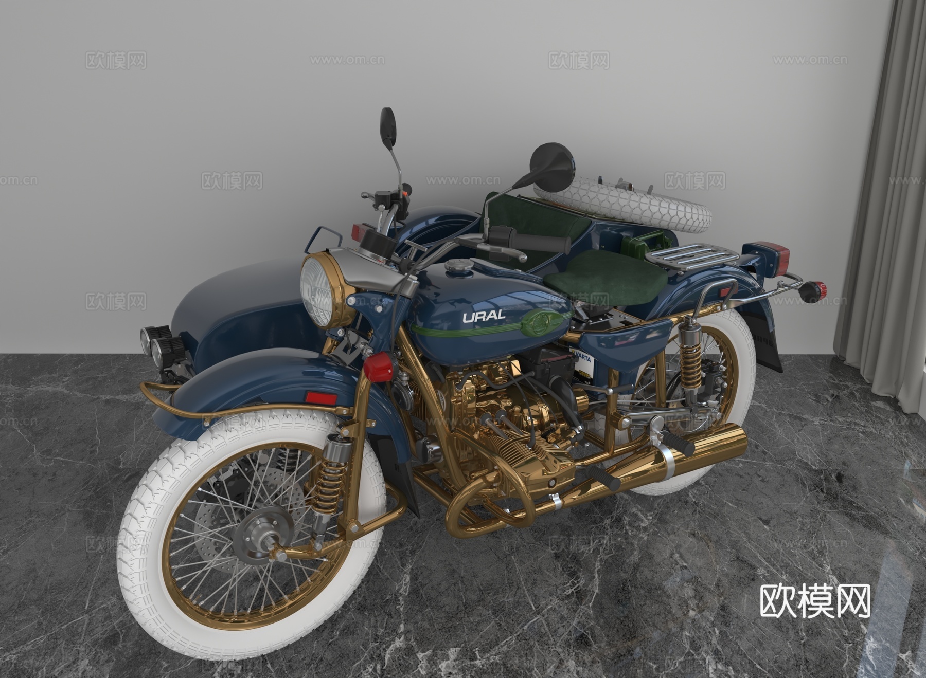 摩托车3d模型