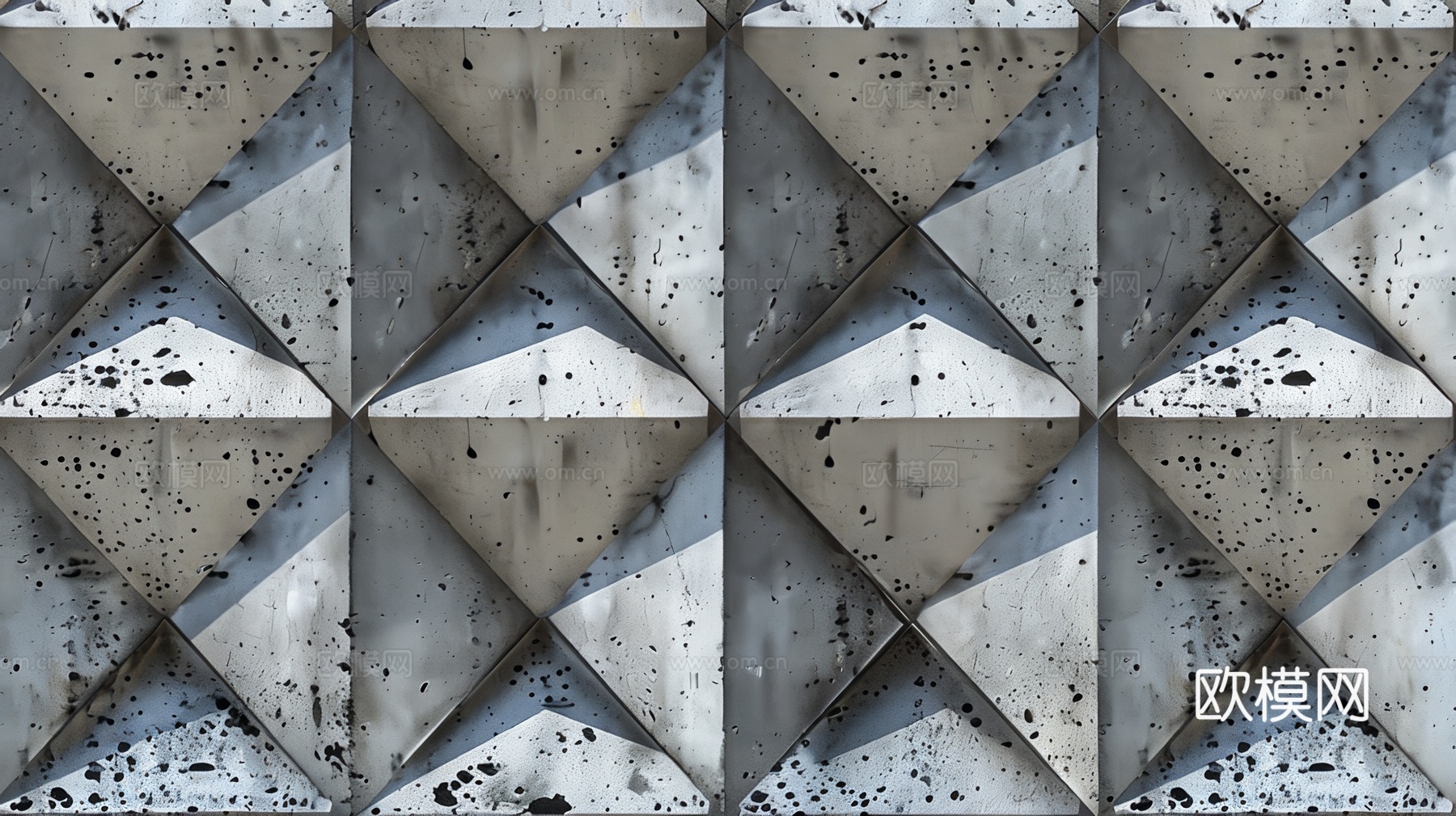 3D浮雕立体砖墙背景下载（渲染图4）