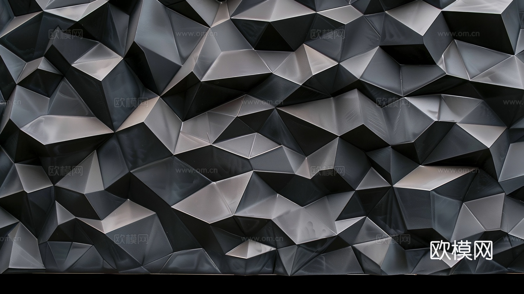 3D浮雕立体砖墙背景下载（渲染图3）