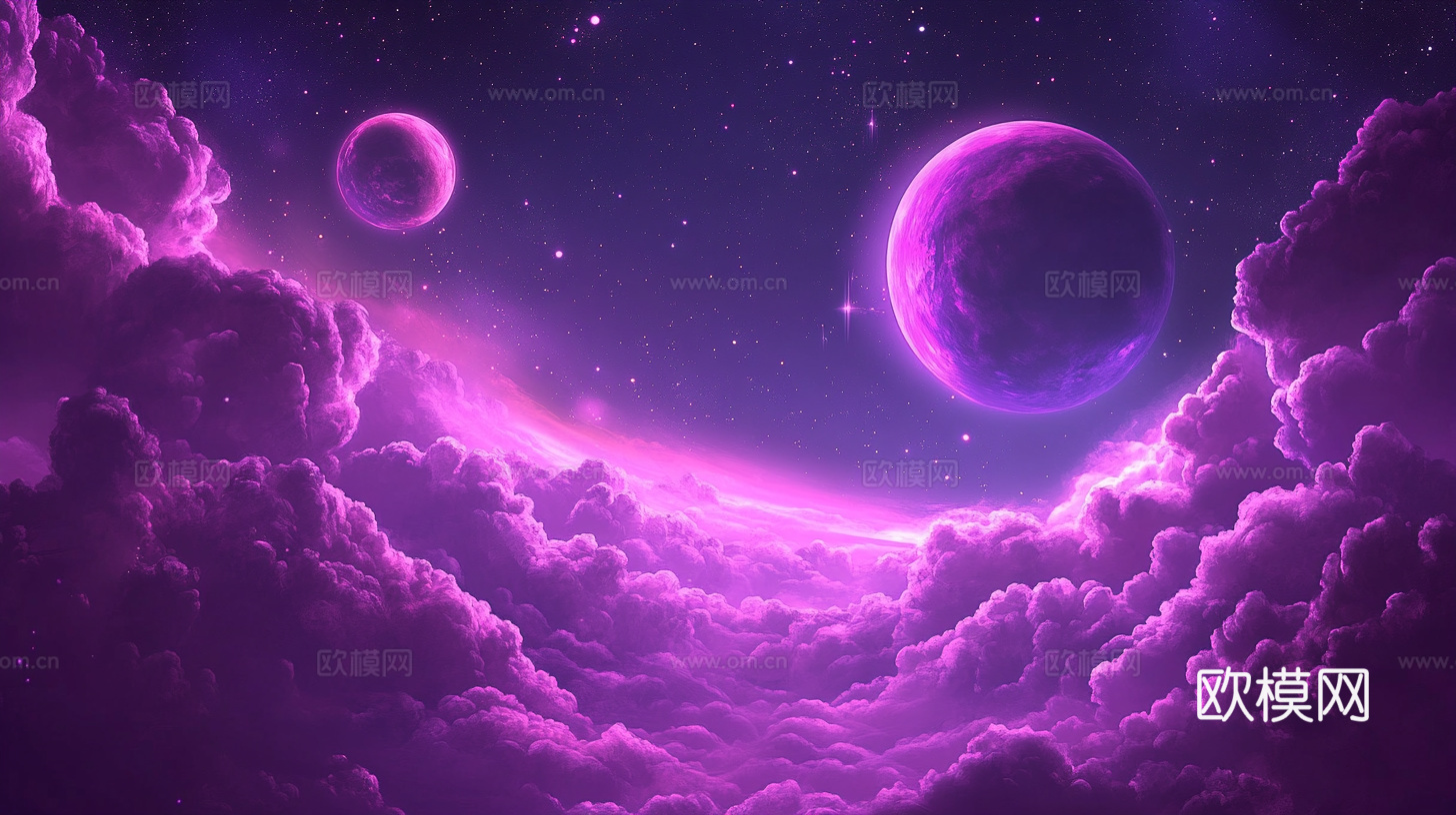 梦幻云彩科幻电视屏幕下载（渲染图8）