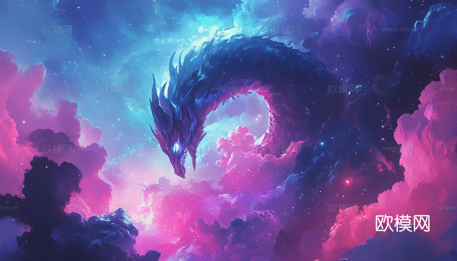 梦幻云彩科幻电视屏幕下载（渲染图3）