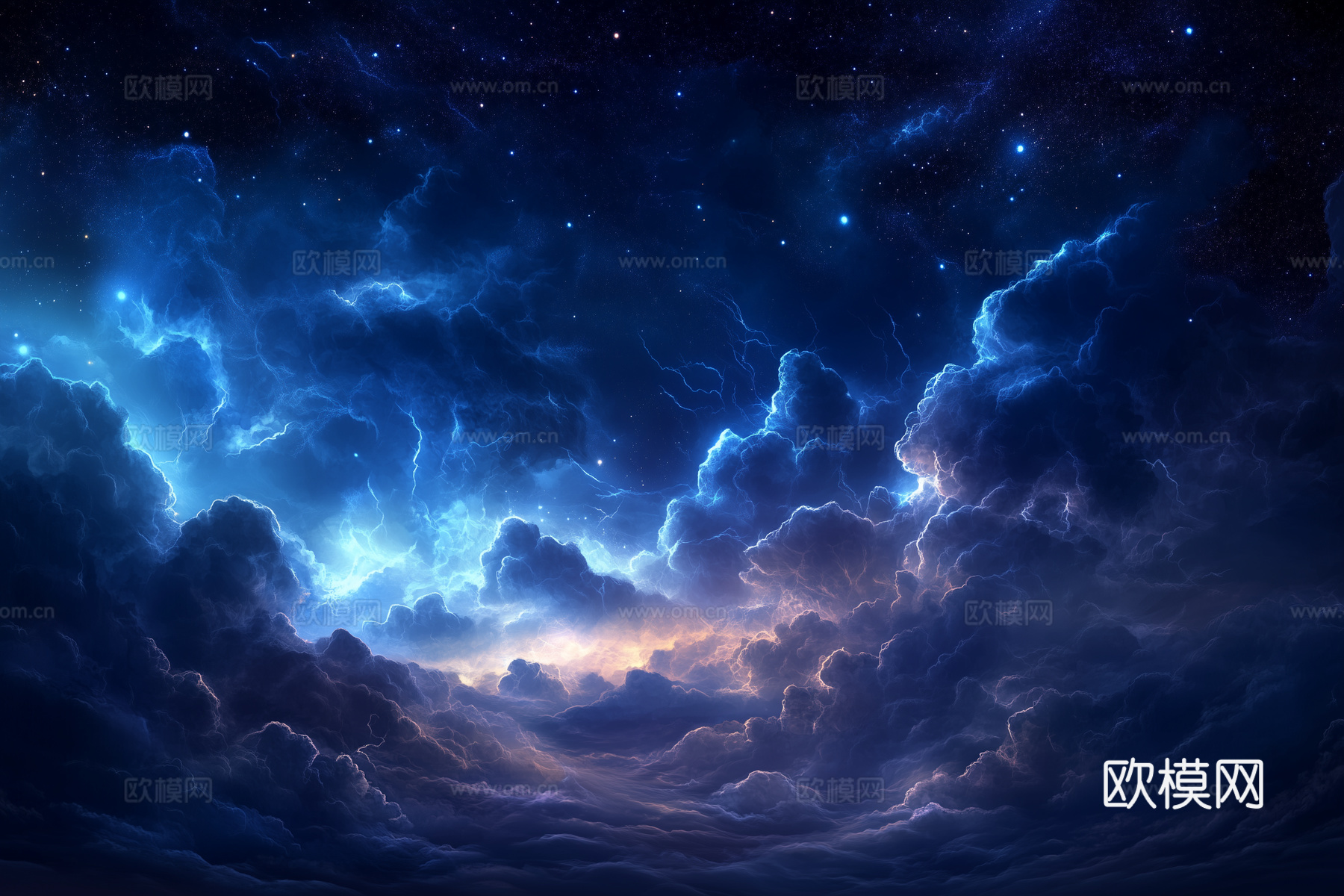 梦幻云彩科幻电视屏幕下载（渲染图8）