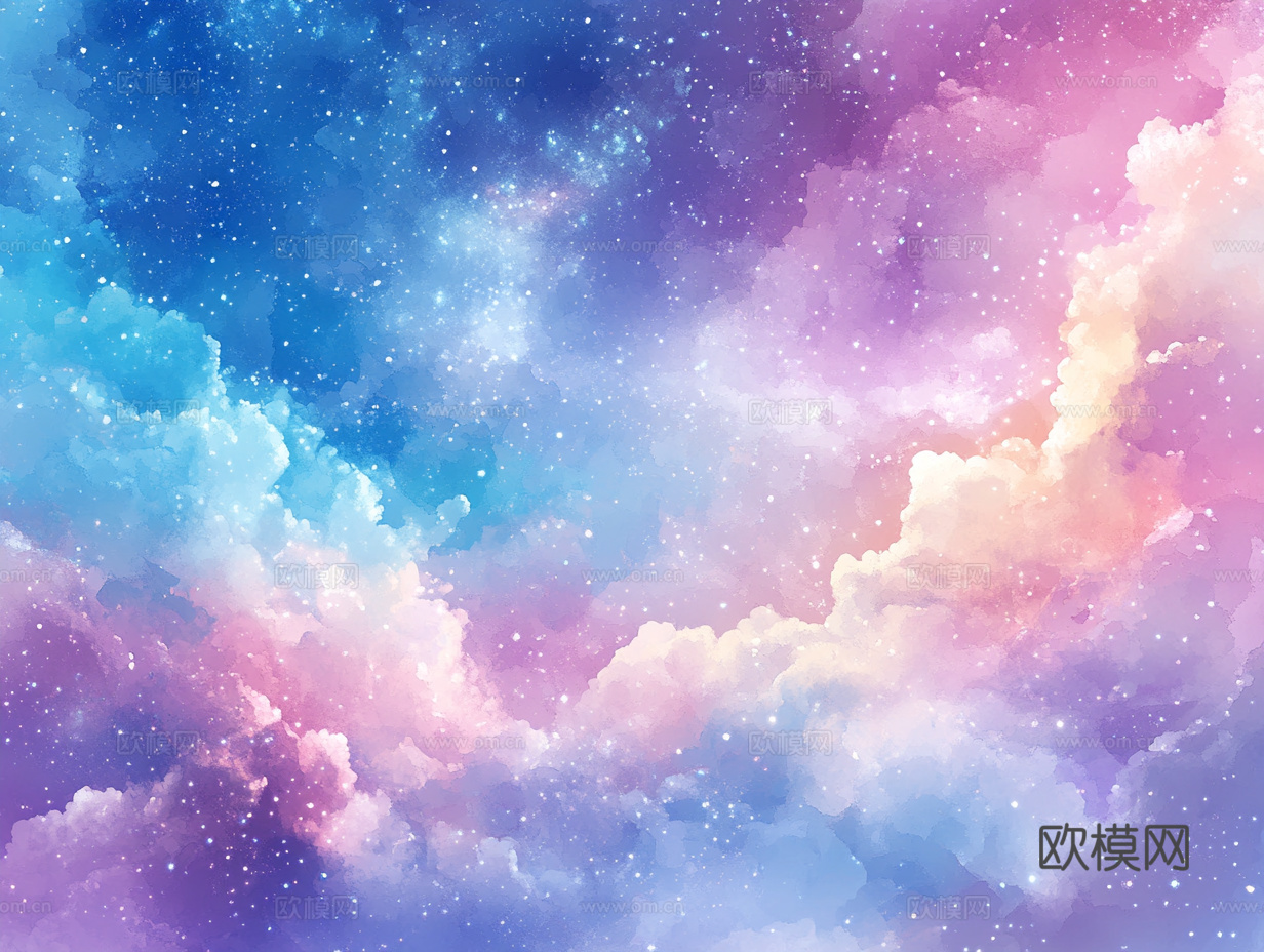 梦幻云彩科幻电视屏幕下载（渲染图4）