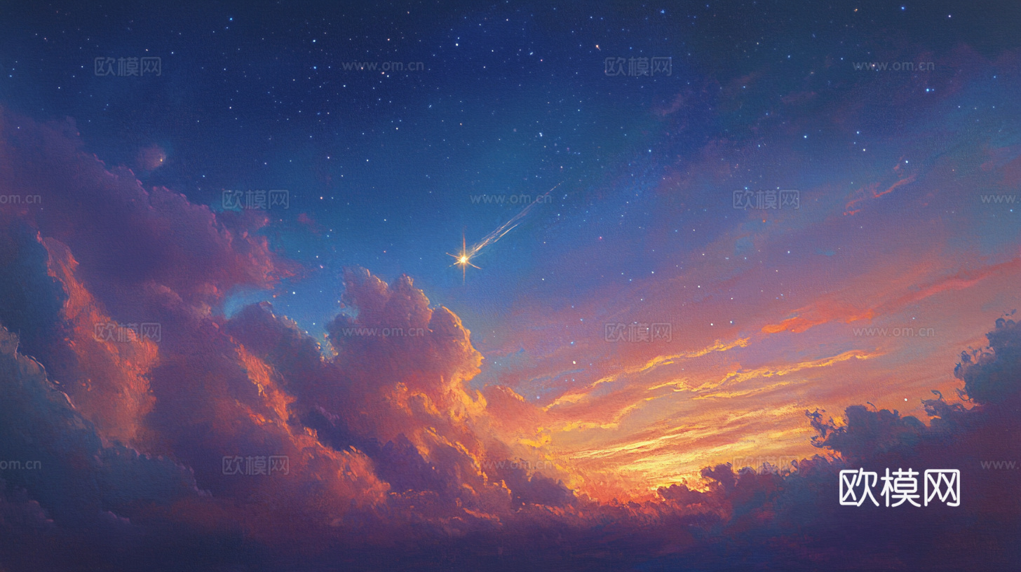 梦幻云彩科幻电视屏幕下载（渲染图6）