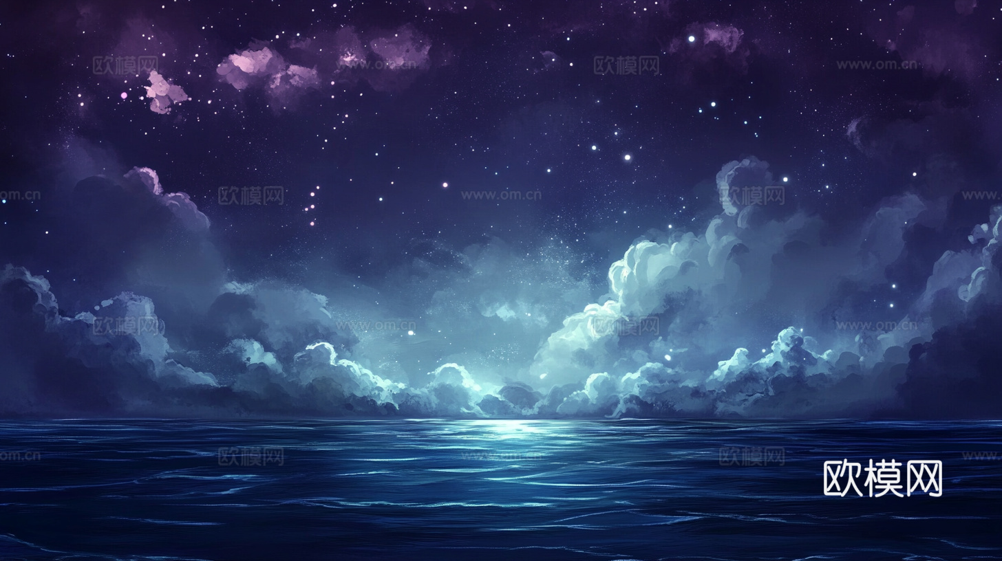 梦幻云彩科幻电视屏幕下载（渲染图4）