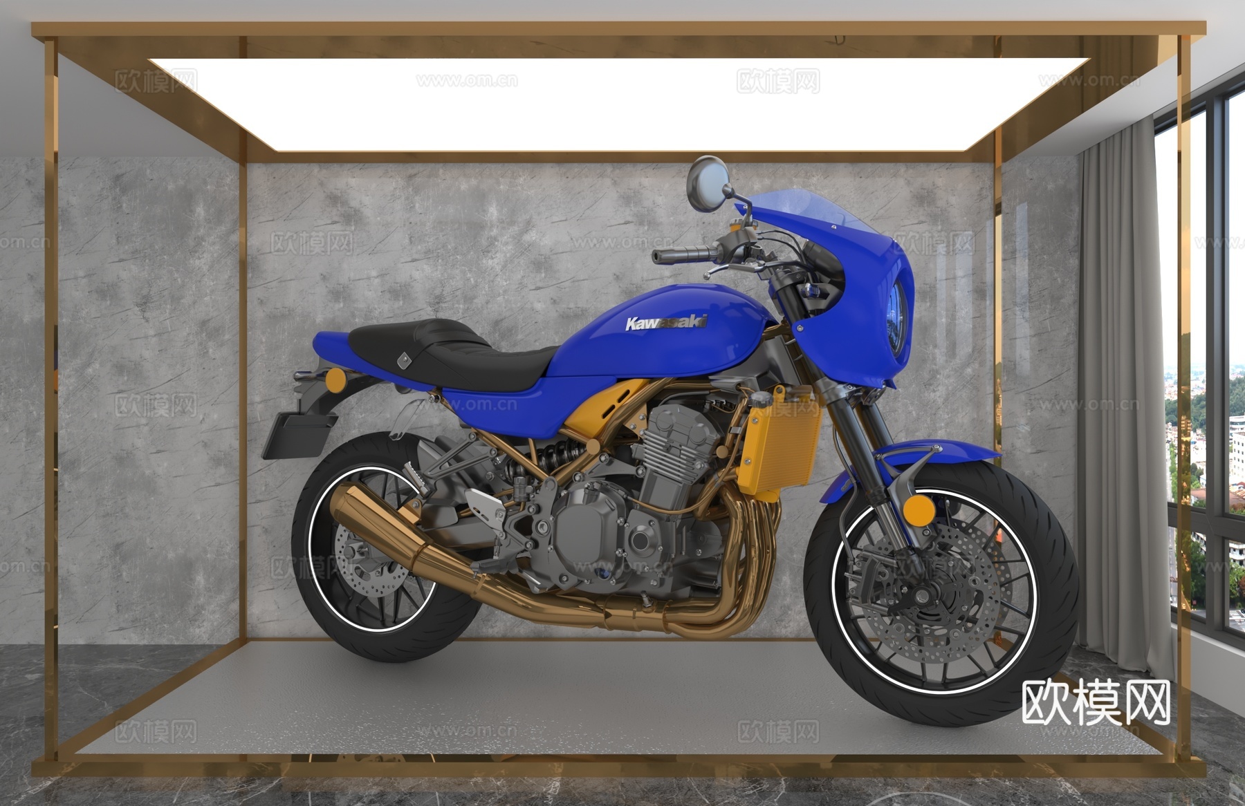 摩托车3d模型