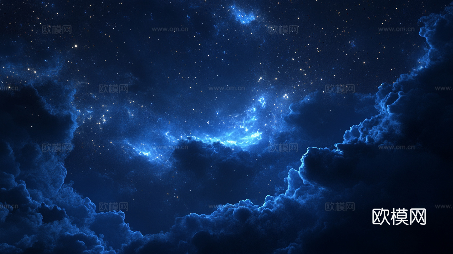 梦幻云彩科幻电视屏幕下载（渲染图1）