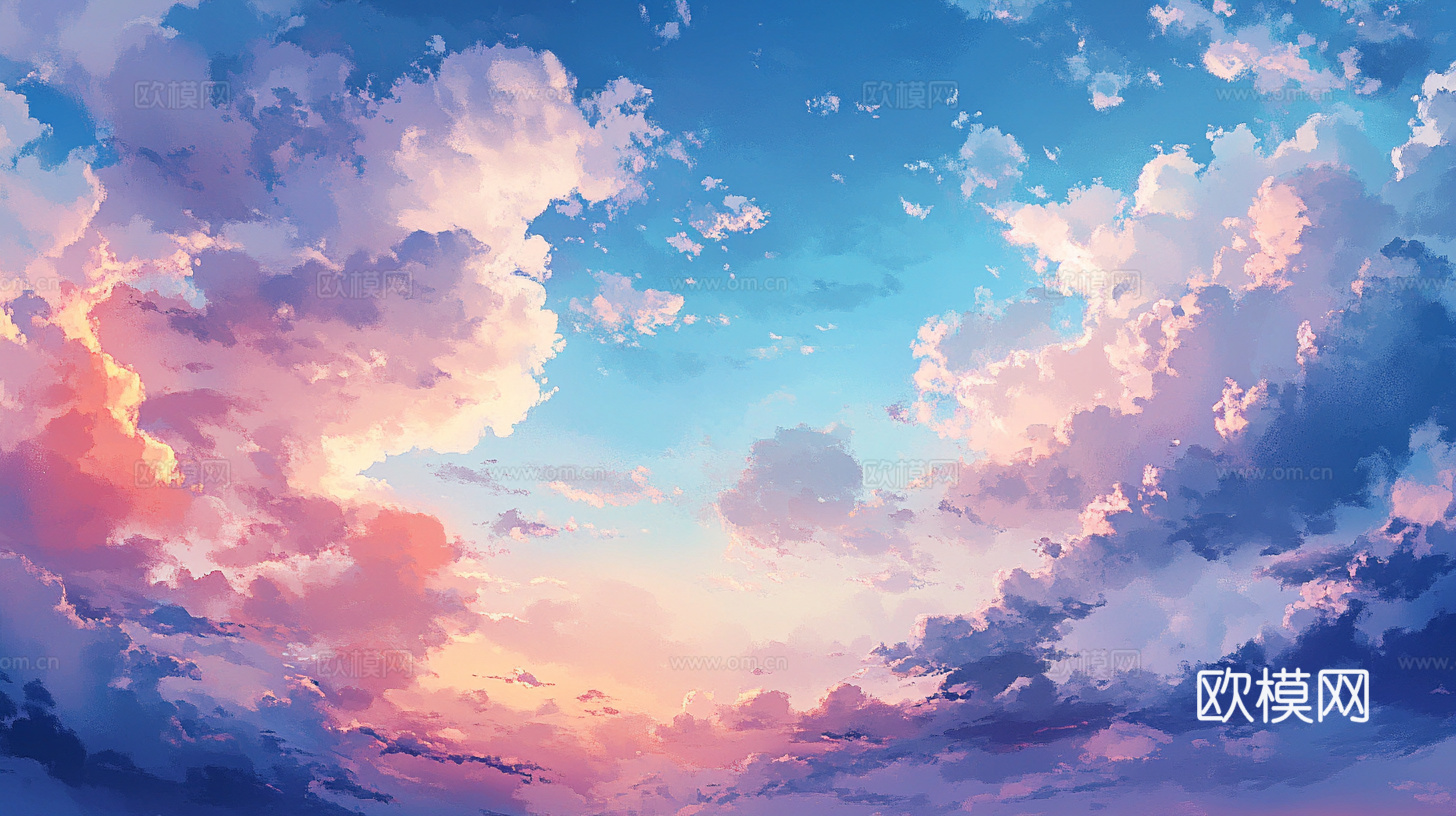 梦幻云彩科幻电视屏幕下载（渲染图6）