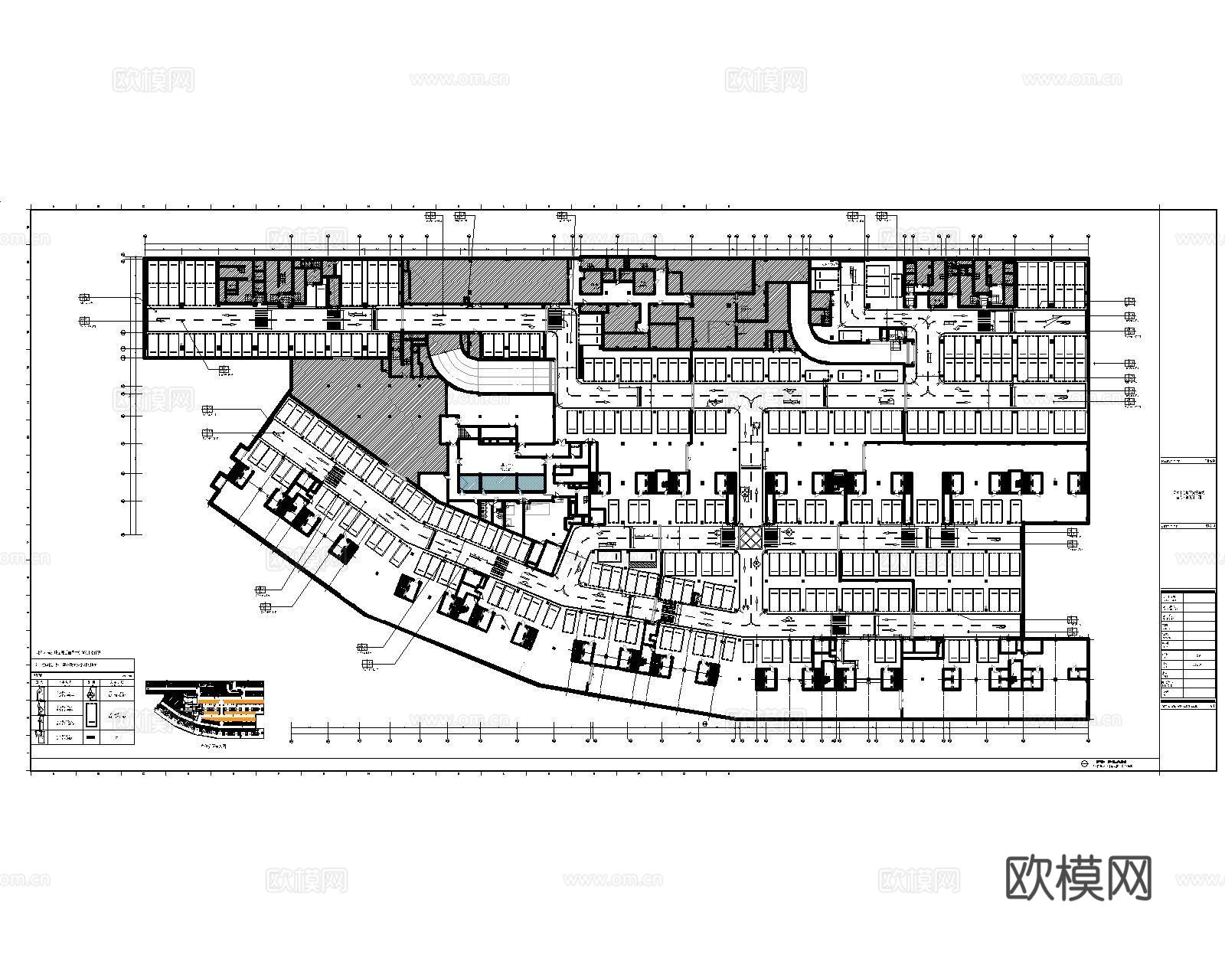 地下车库装饰图纸cad施工图