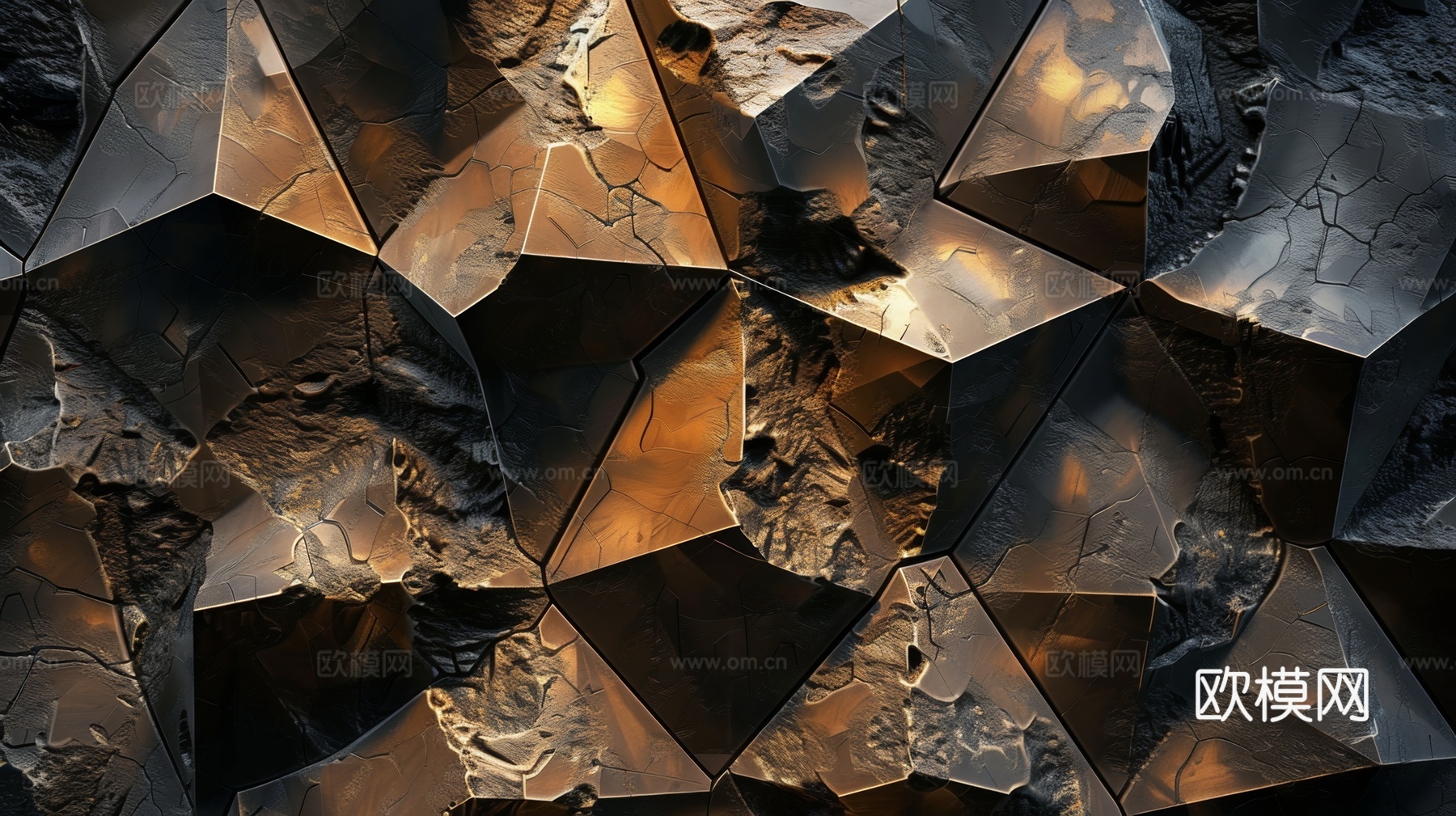 3D浮雕立体砖墙背景下载（渲染图5）