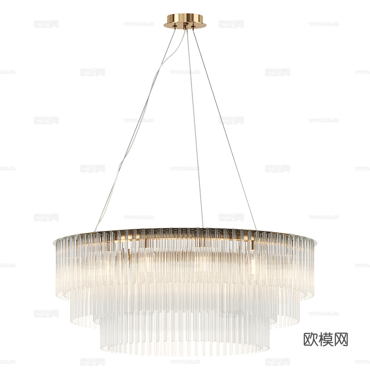 现代简约轻奢吊灯 吊灯 简约吊灯 餐厅吊灯 水晶吊灯 灯3d模型