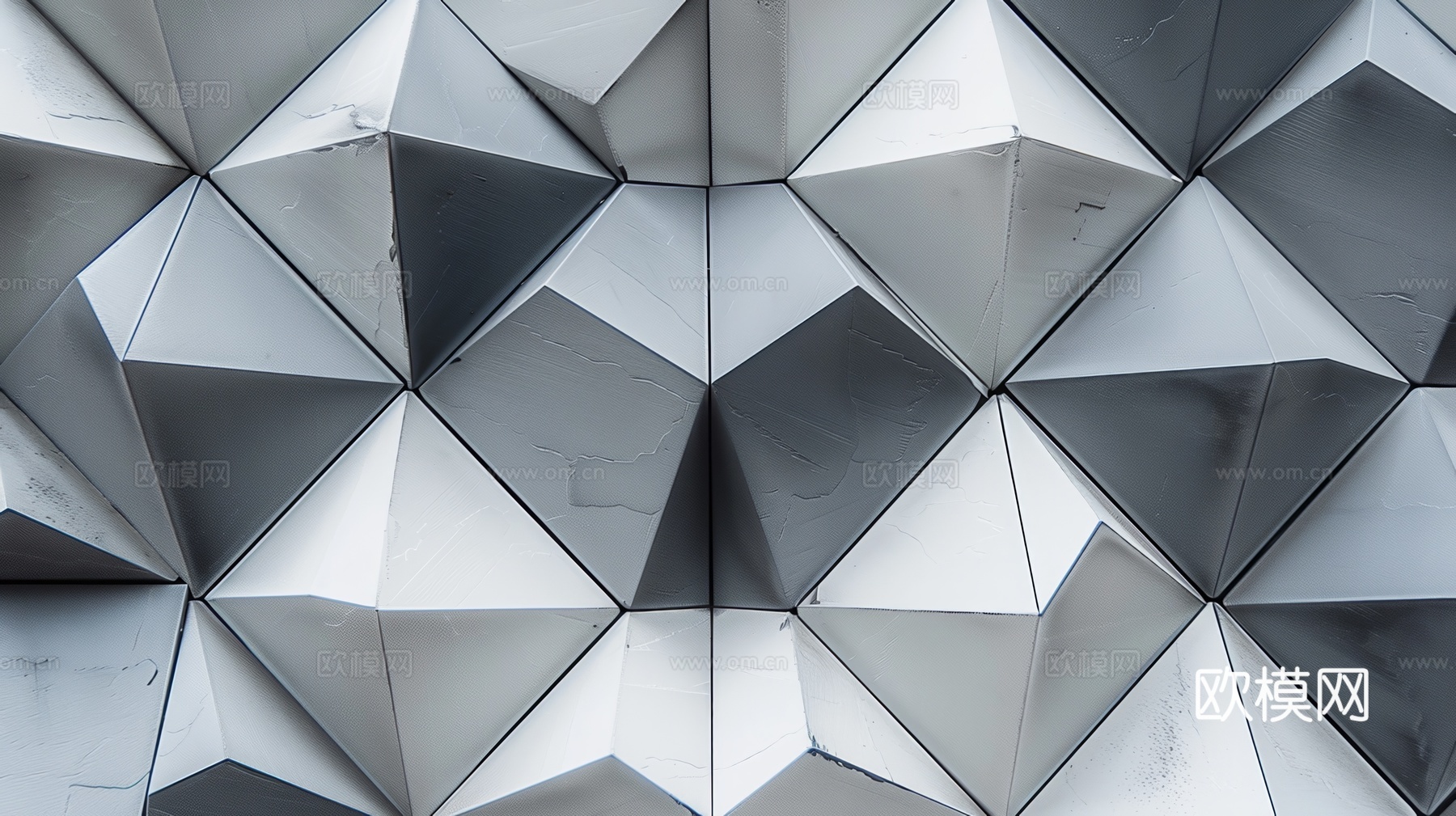 3D浮雕立体砖墙背景下载（渲染图8）