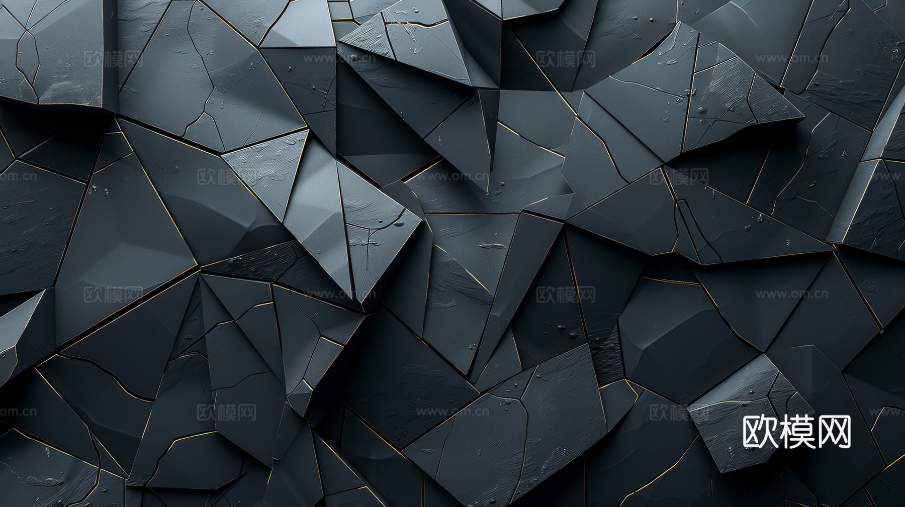 3D浮雕立体砖墙背景下载（渲染图4）