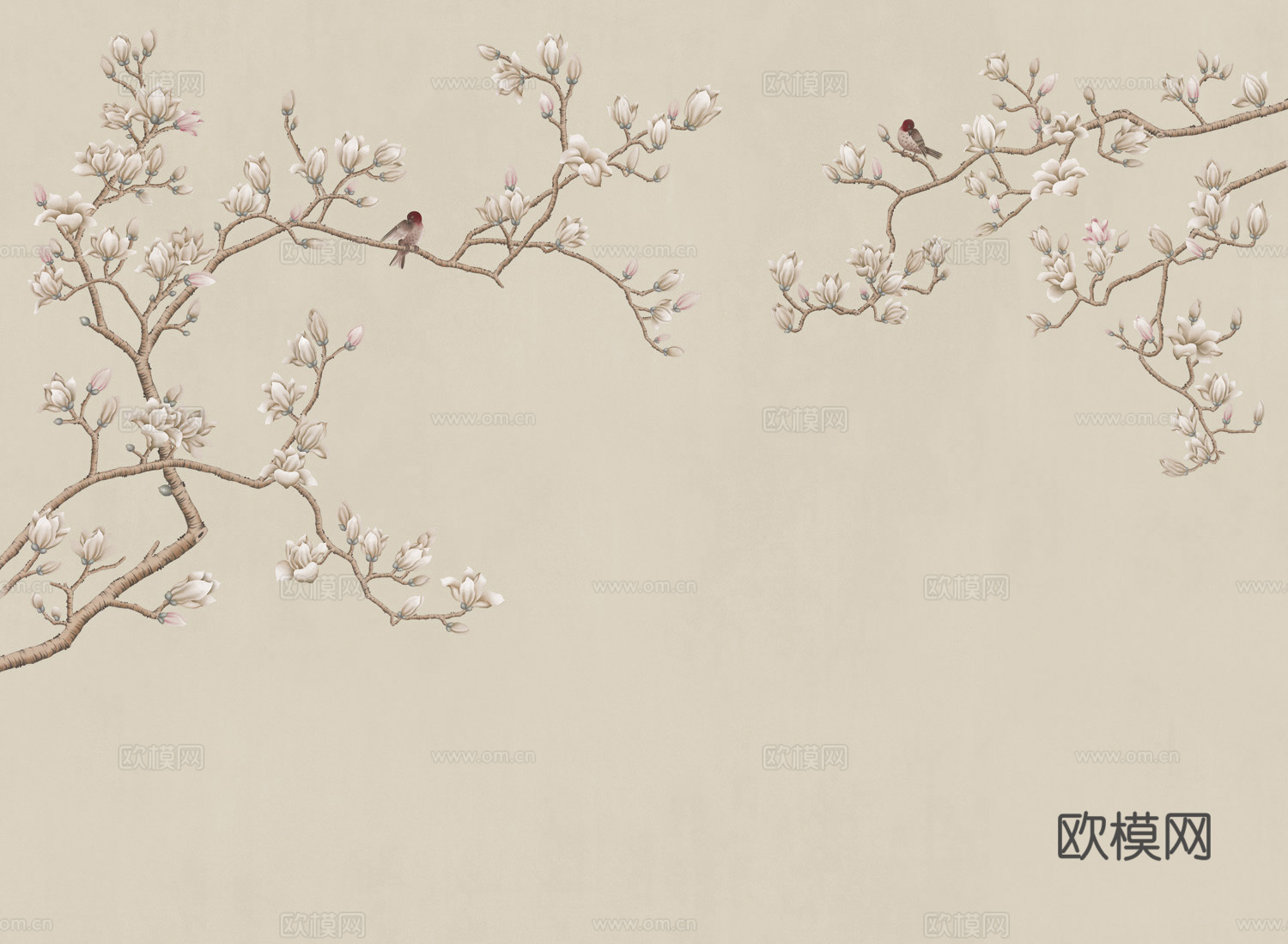 中式花鸟壁纸下载