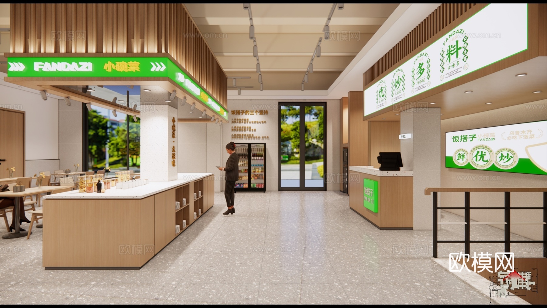 饭店全套装饰图纸cad施工图