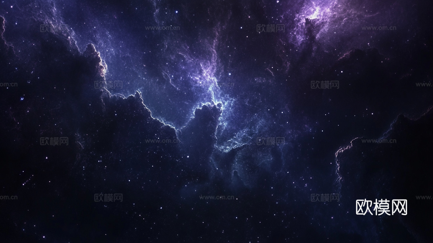 梦幻云彩科幻电视屏幕