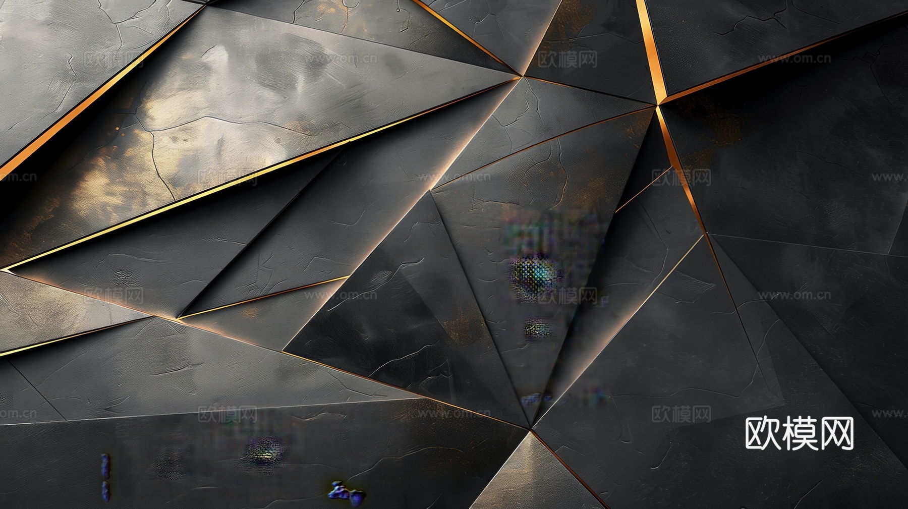 3D浮雕立体砖墙背景下载（渲染图3）