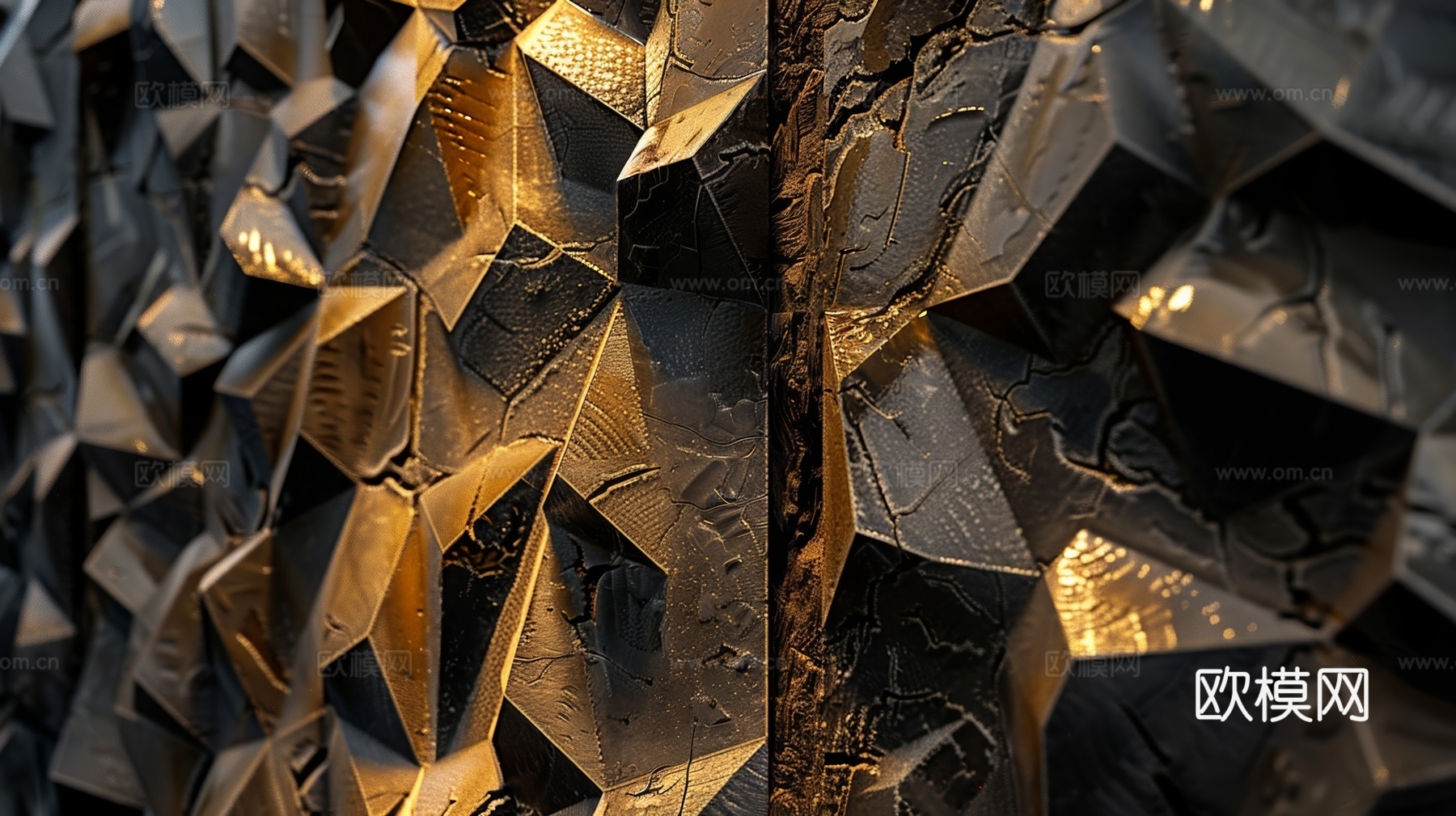 3D浮雕立体砖墙背景下载（渲染图4）