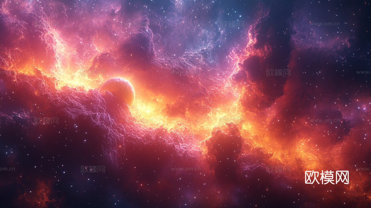 梦幻云彩科幻电视屏幕下载（渲染图5）