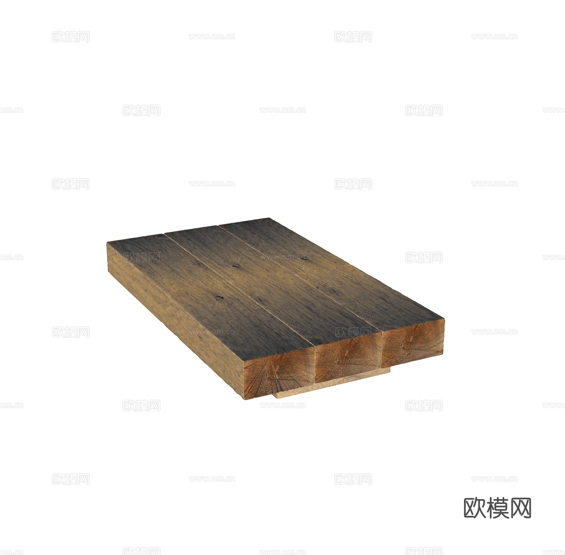 原木木质茶几su模型