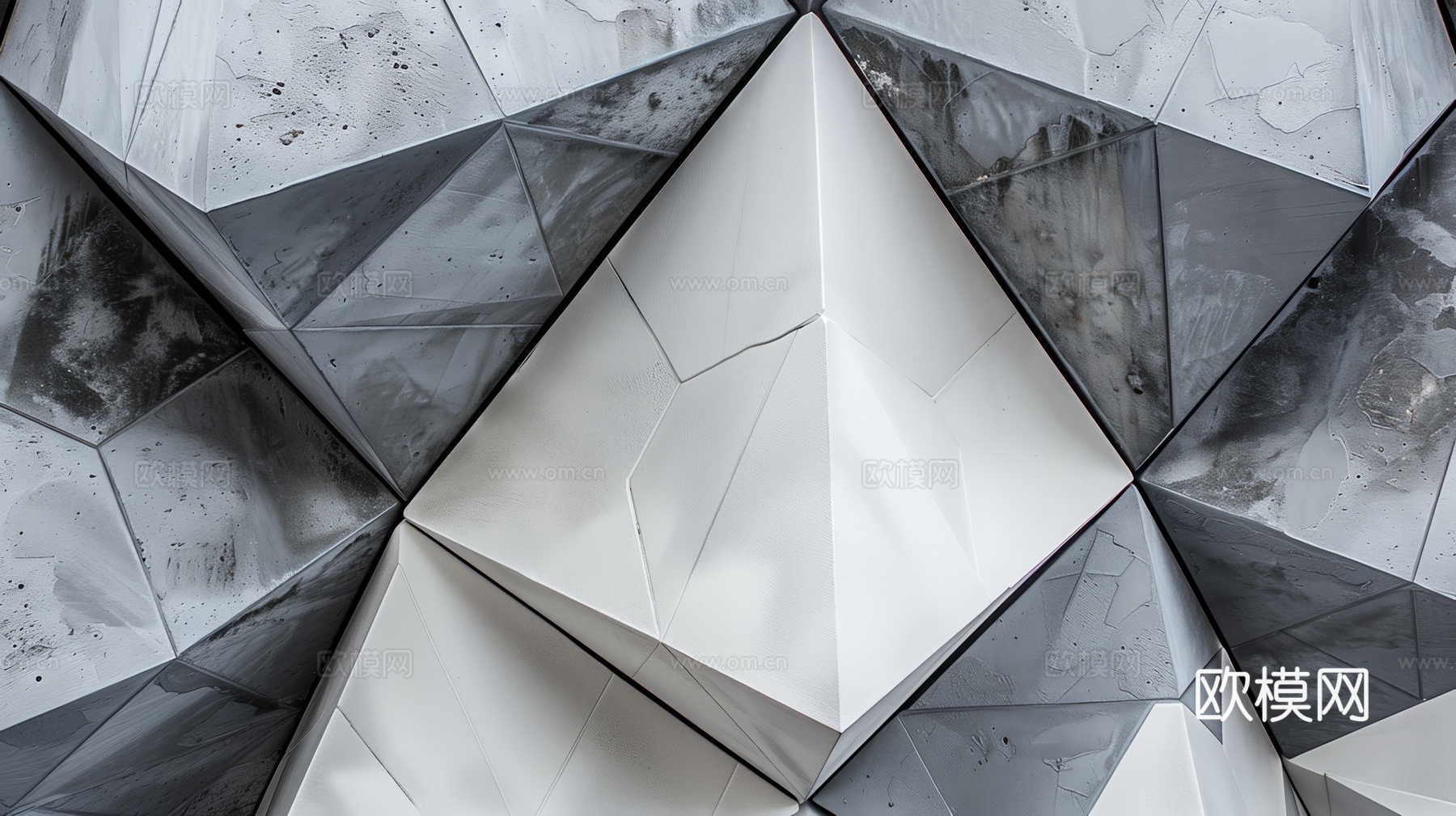 3D浮雕立体砖墙背景下载（渲染图6）