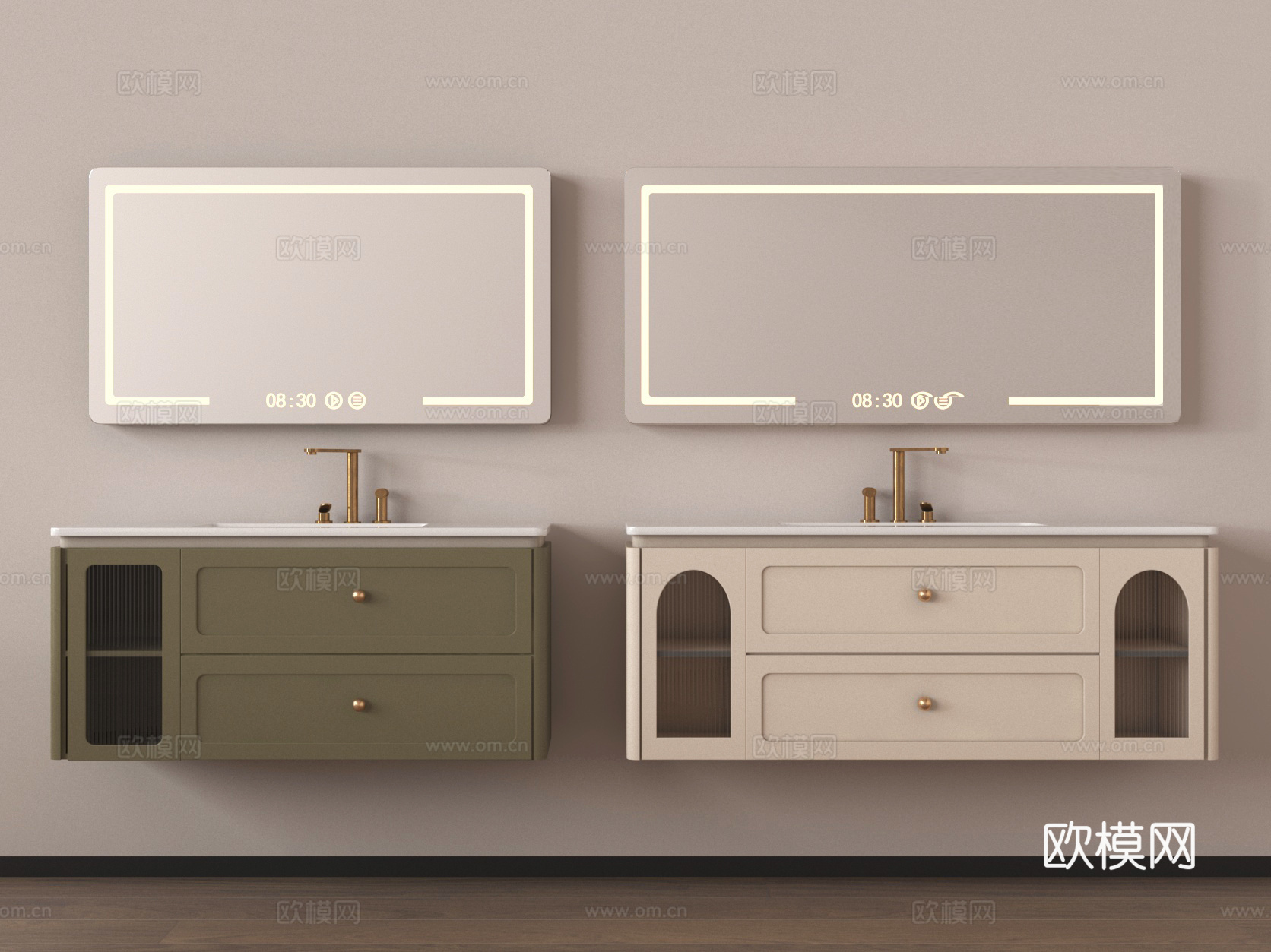 浴室柜su模型下载（渲染图1）