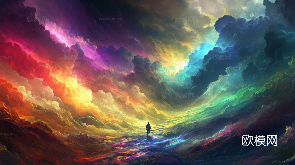 梦幻云彩科幻电视屏幕下载(渲染图8)