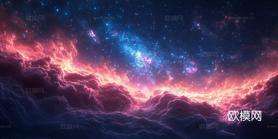 梦幻云彩科幻电视屏幕下载(渲染图6)
