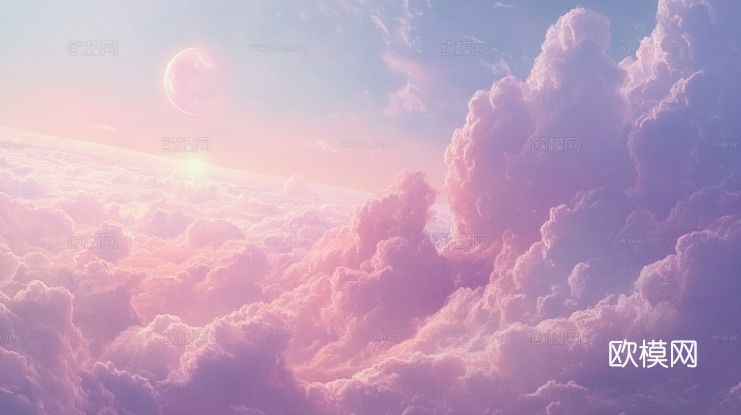 梦幻云彩科幻电视屏幕下载（渲染图7）