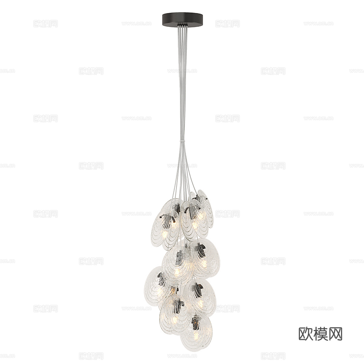 现代简约吊灯 吊灯 简约吊灯 轻奢吊灯 餐厅吊灯 客厅吊灯3d模型
