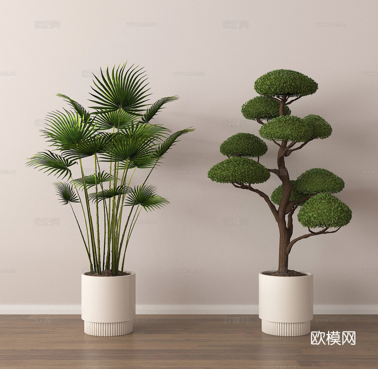 盆栽 盆景 绿植 植物3d模型