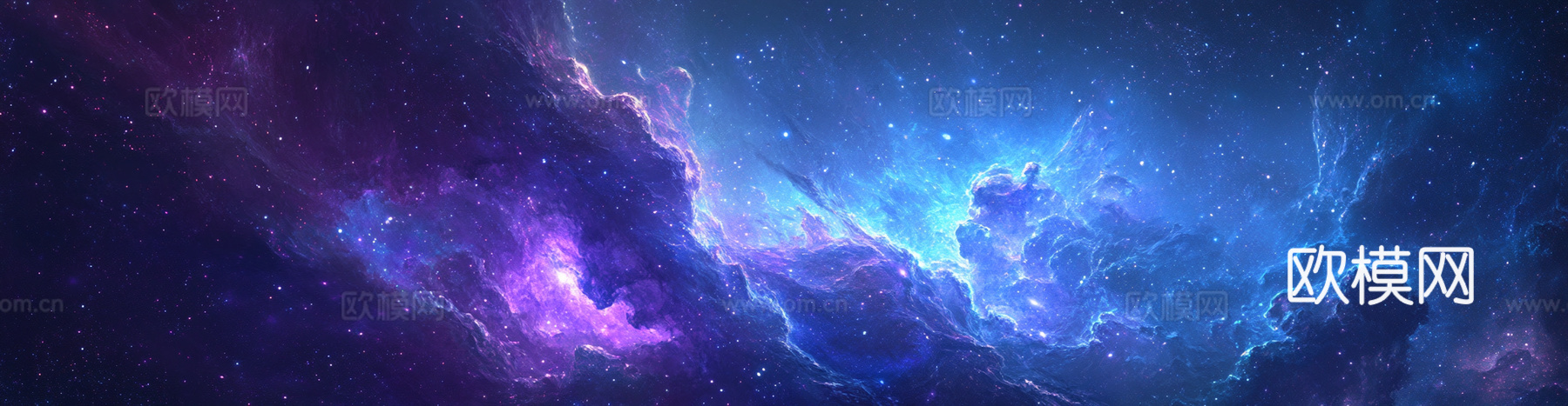 梦幻云彩科幻电视屏幕