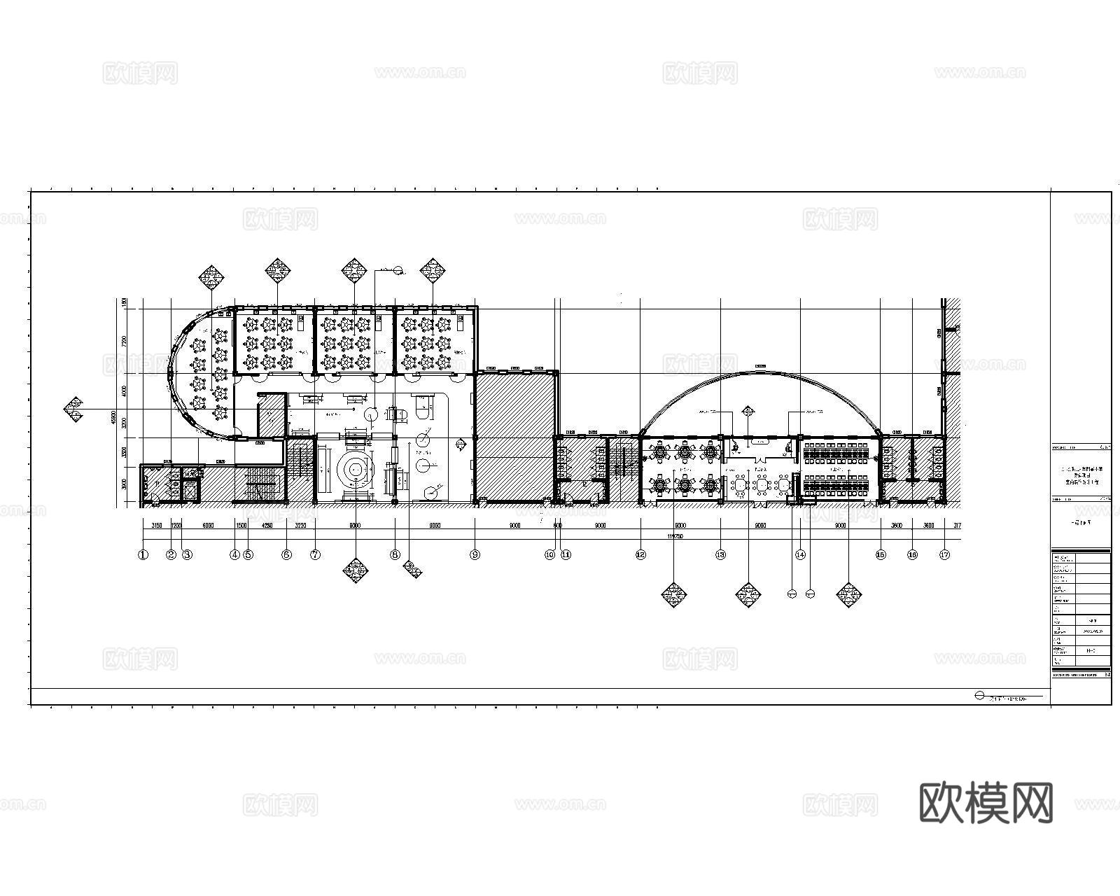 学校全套装饰图纸cad施工图