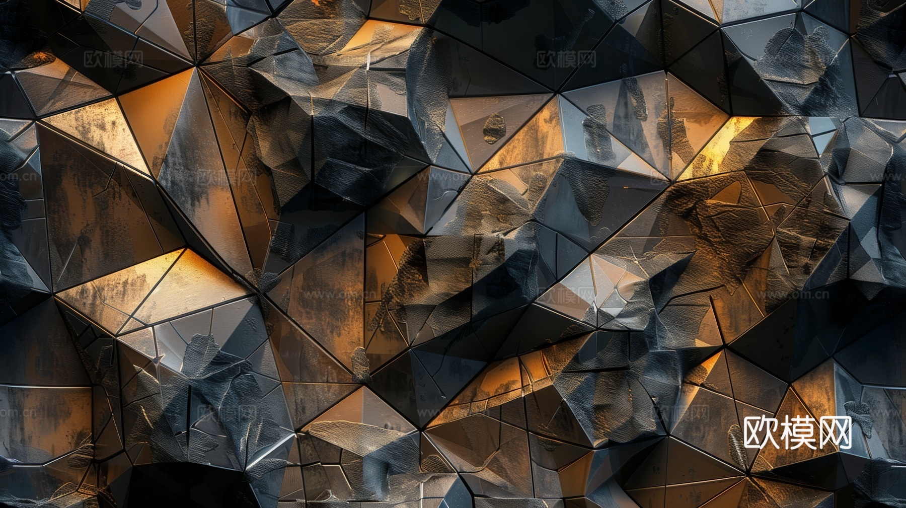 3D浮雕立体砖墙背景下载（渲染图6）