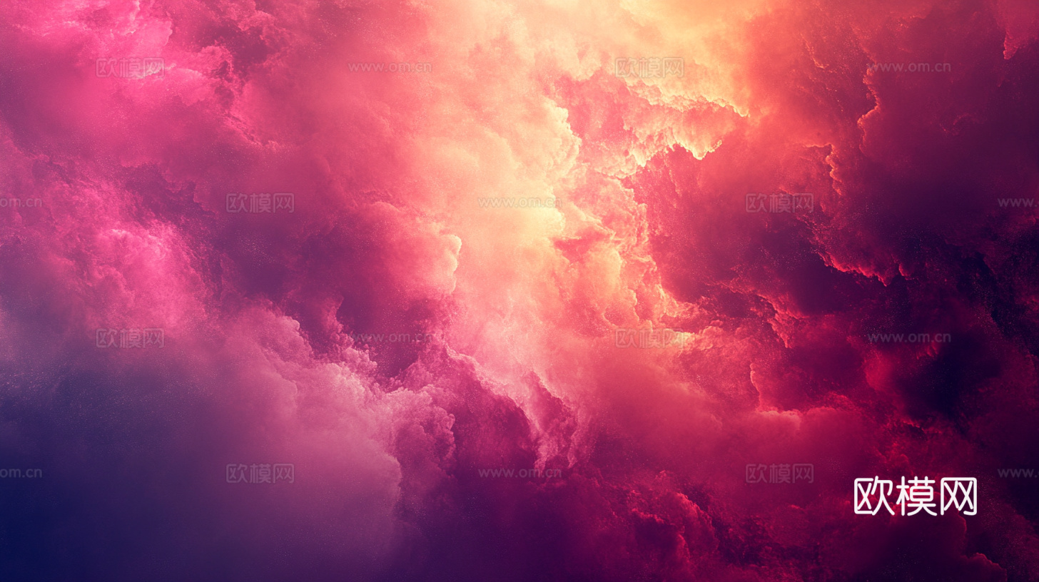 梦幻云彩科幻电视屏幕下载（渲染图1）