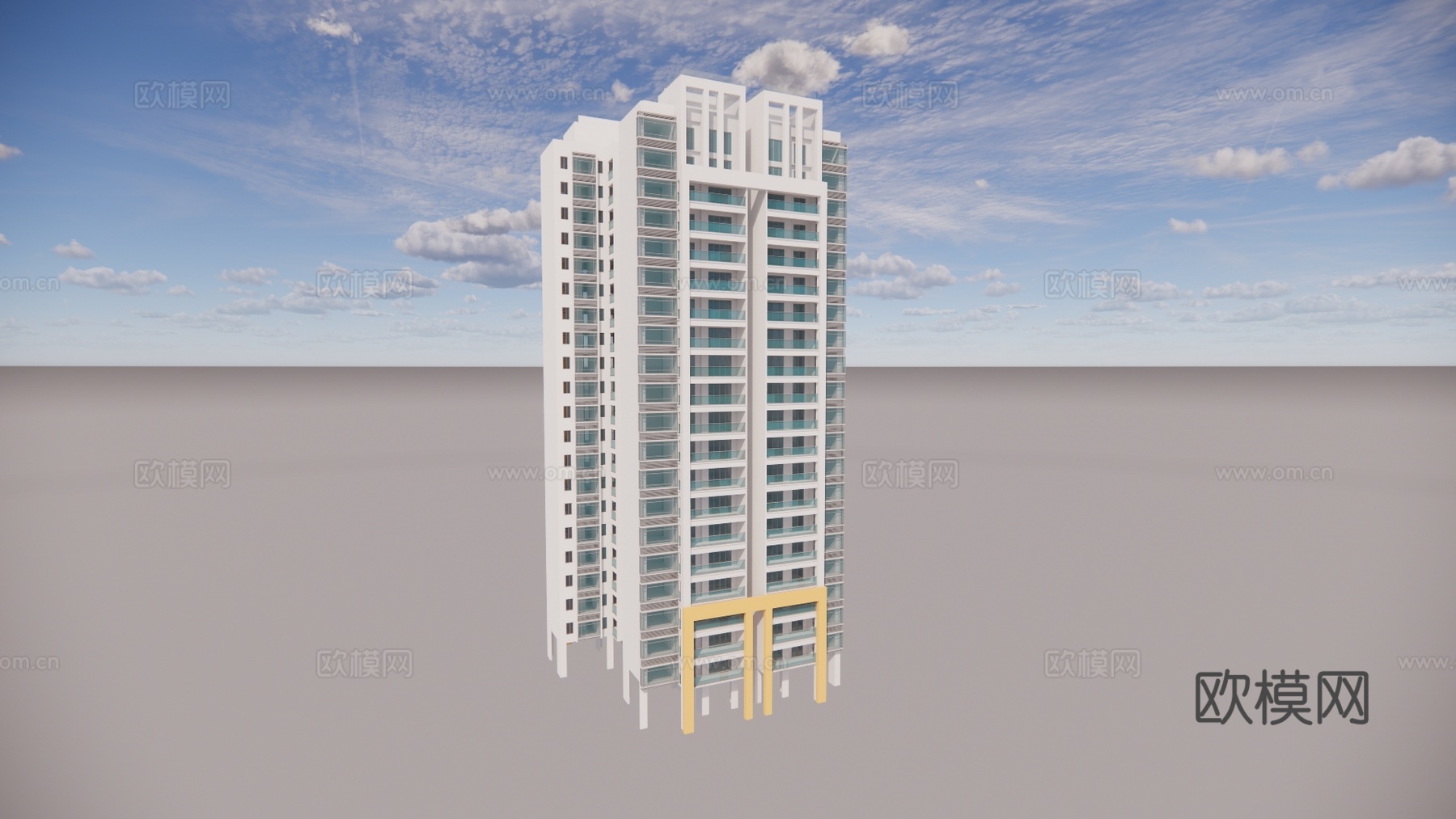 高层建筑大楼su模型