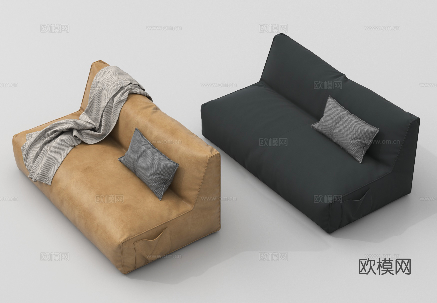 懒人沙发 口袋沙发3d模型