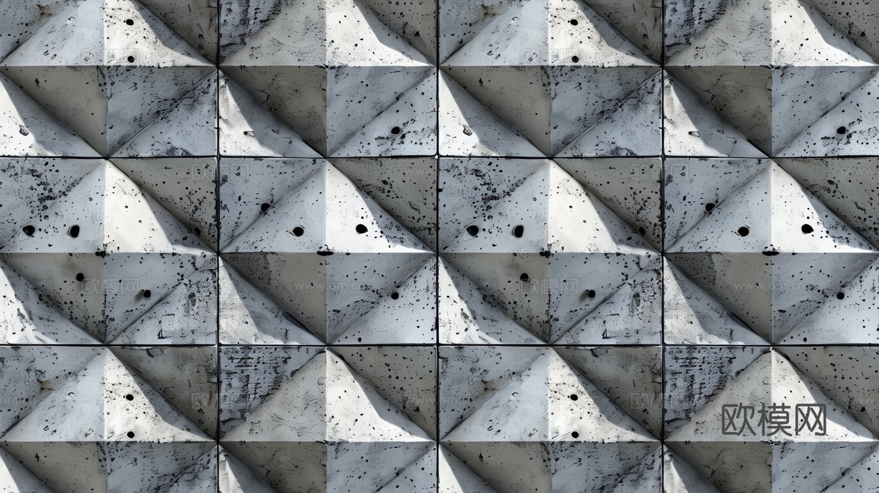 3D浮雕立体砖墙背景下载（渲染图8）